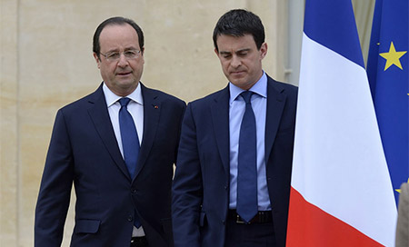 Hollande y Valls